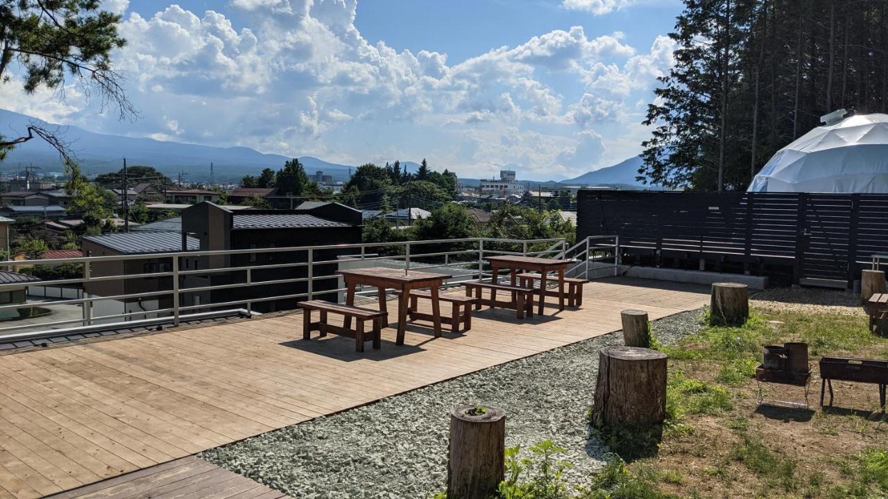 Pensjonat Mount Fuji Panorama Glamping Fujikawaguchiko Zewnętrze zdjęcie