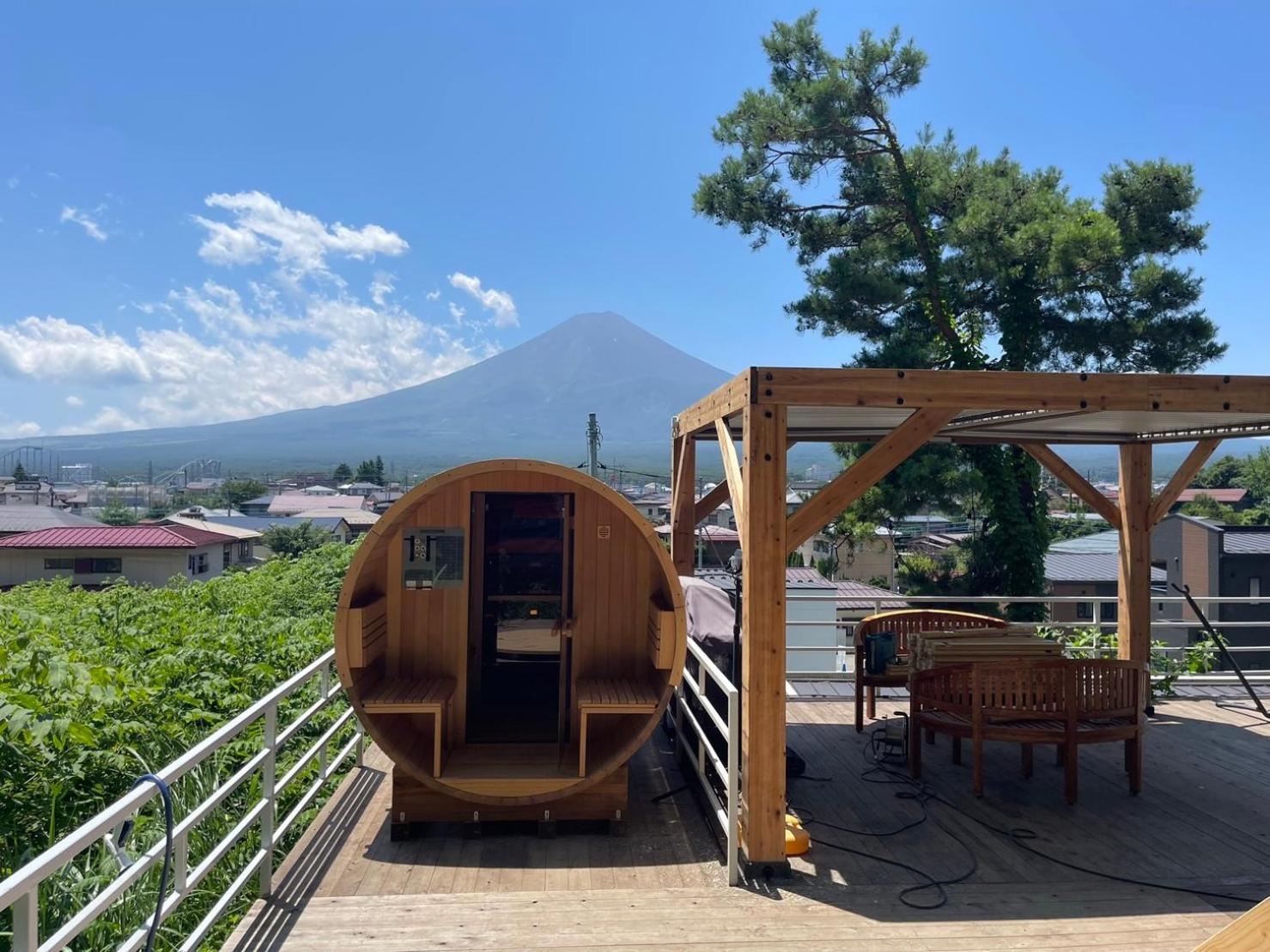 Pensjonat Mount Fuji Panorama Glamping Fujikawaguchiko Zewnętrze zdjęcie