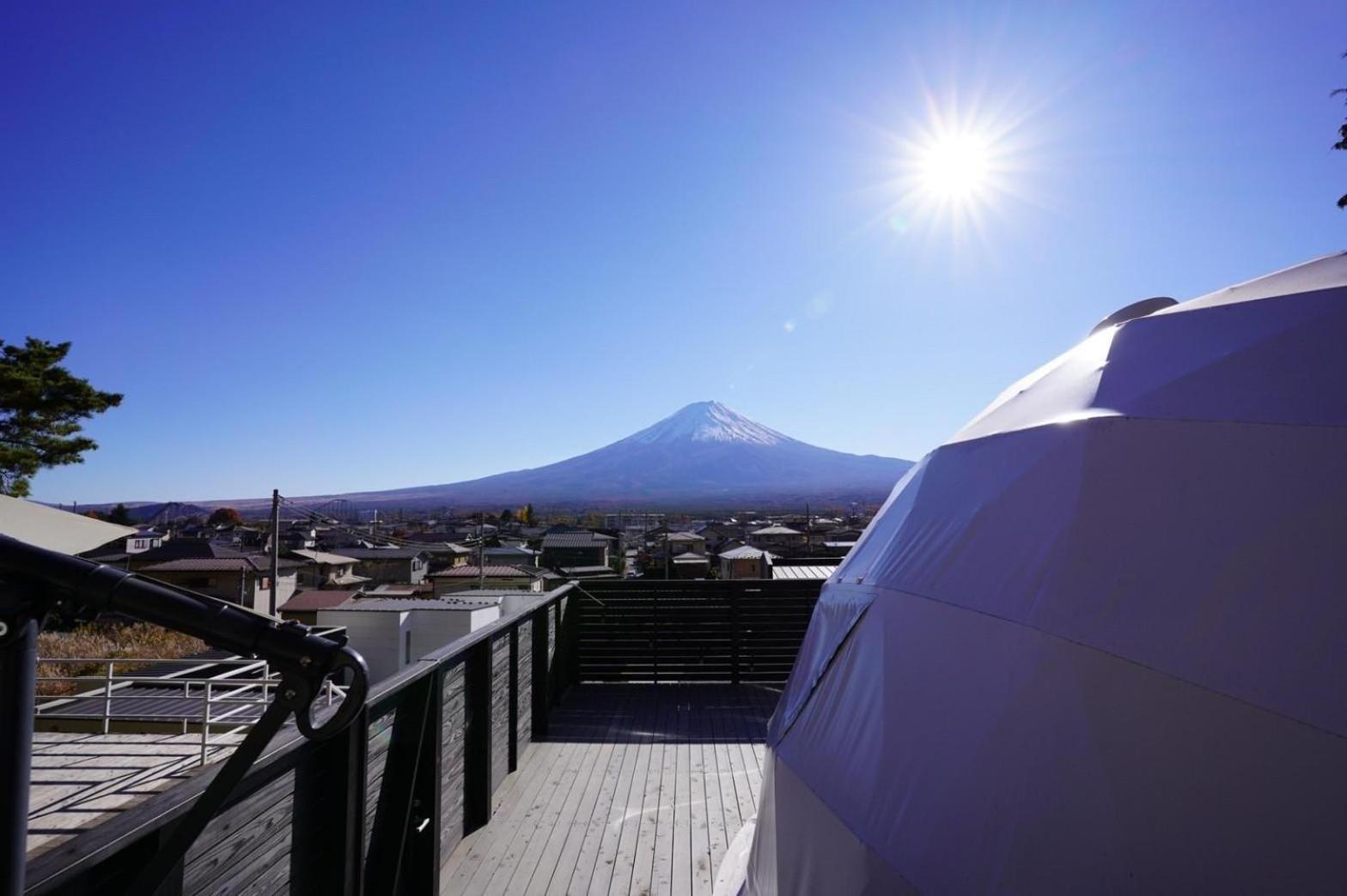 Pensjonat Mount Fuji Panorama Glamping Fujikawaguchiko Zewnętrze zdjęcie