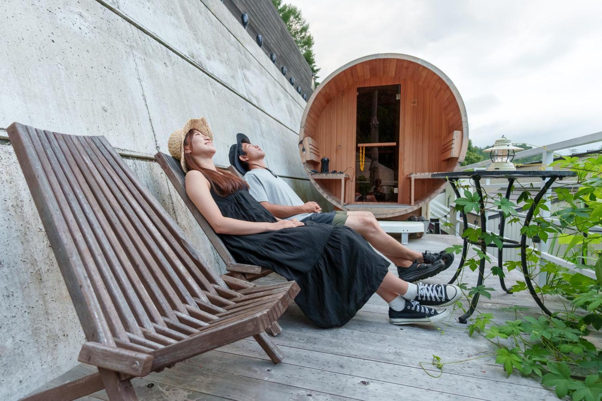 Pensjonat Mount Fuji Panorama Glamping Fujikawaguchiko Zewnętrze zdjęcie